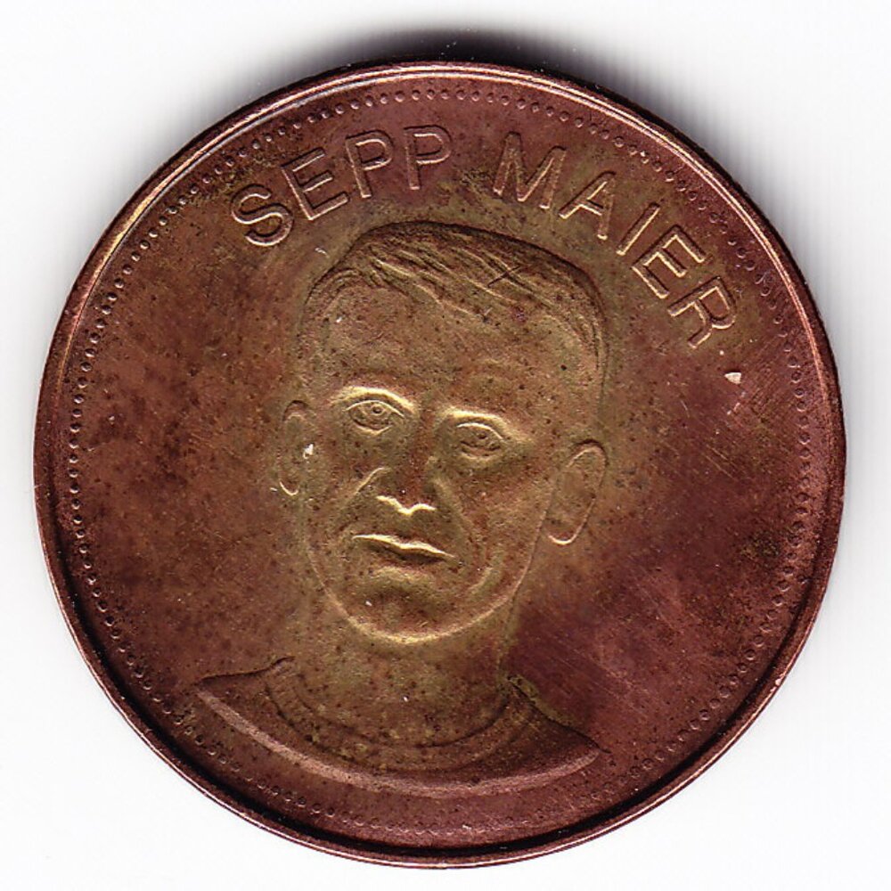 1969 SHELL Germany Sepp Maier Football Medal (b75)